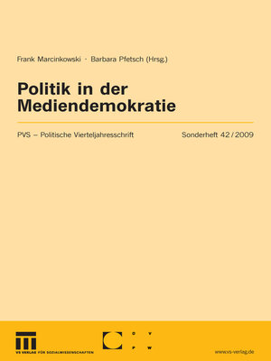 cover image of Politik in der Mediendemokratie